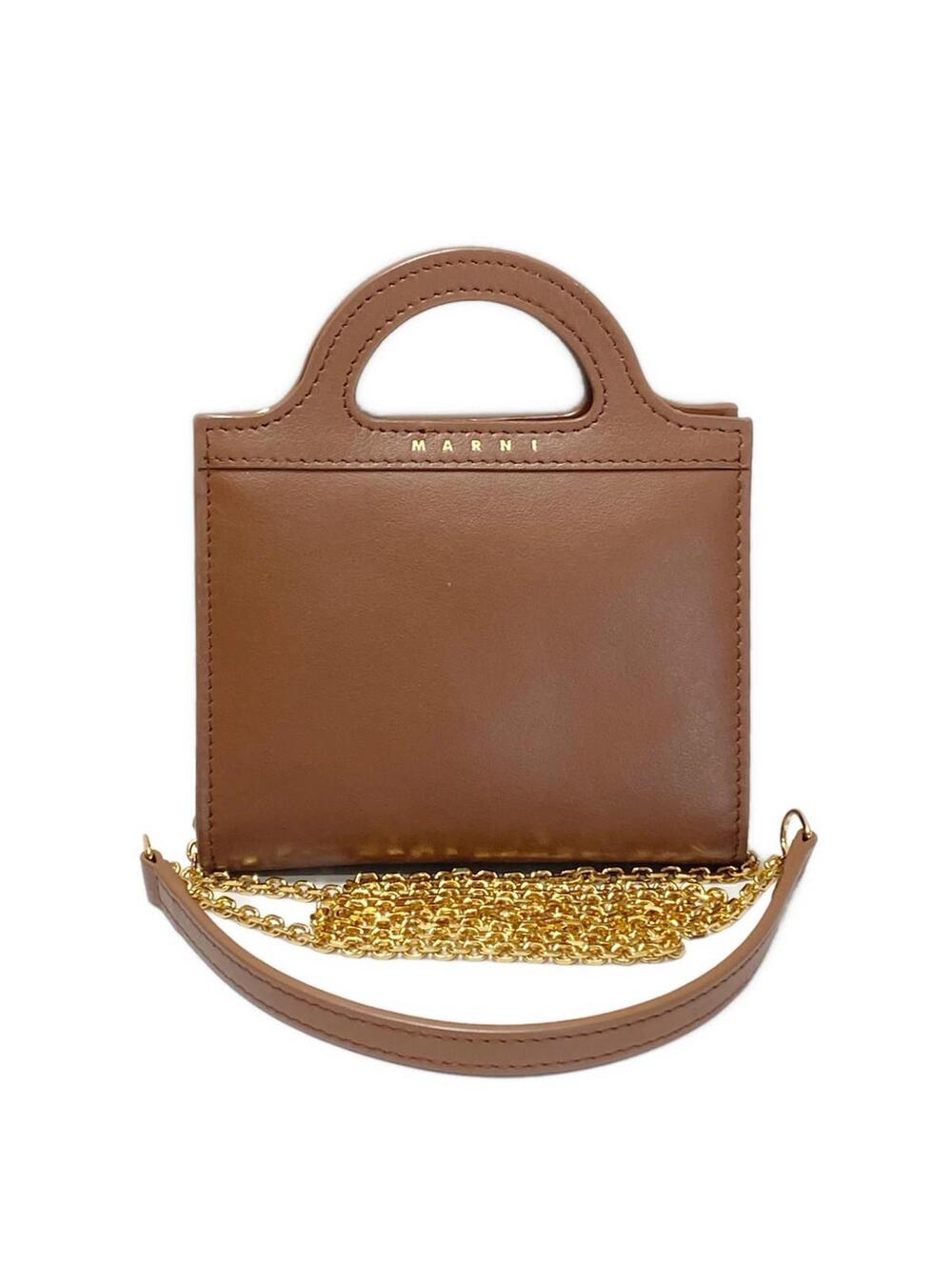 Marni Tropicalia Dark Brown Calf #360611M54B